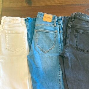Lot of 3 Hollister Jeans